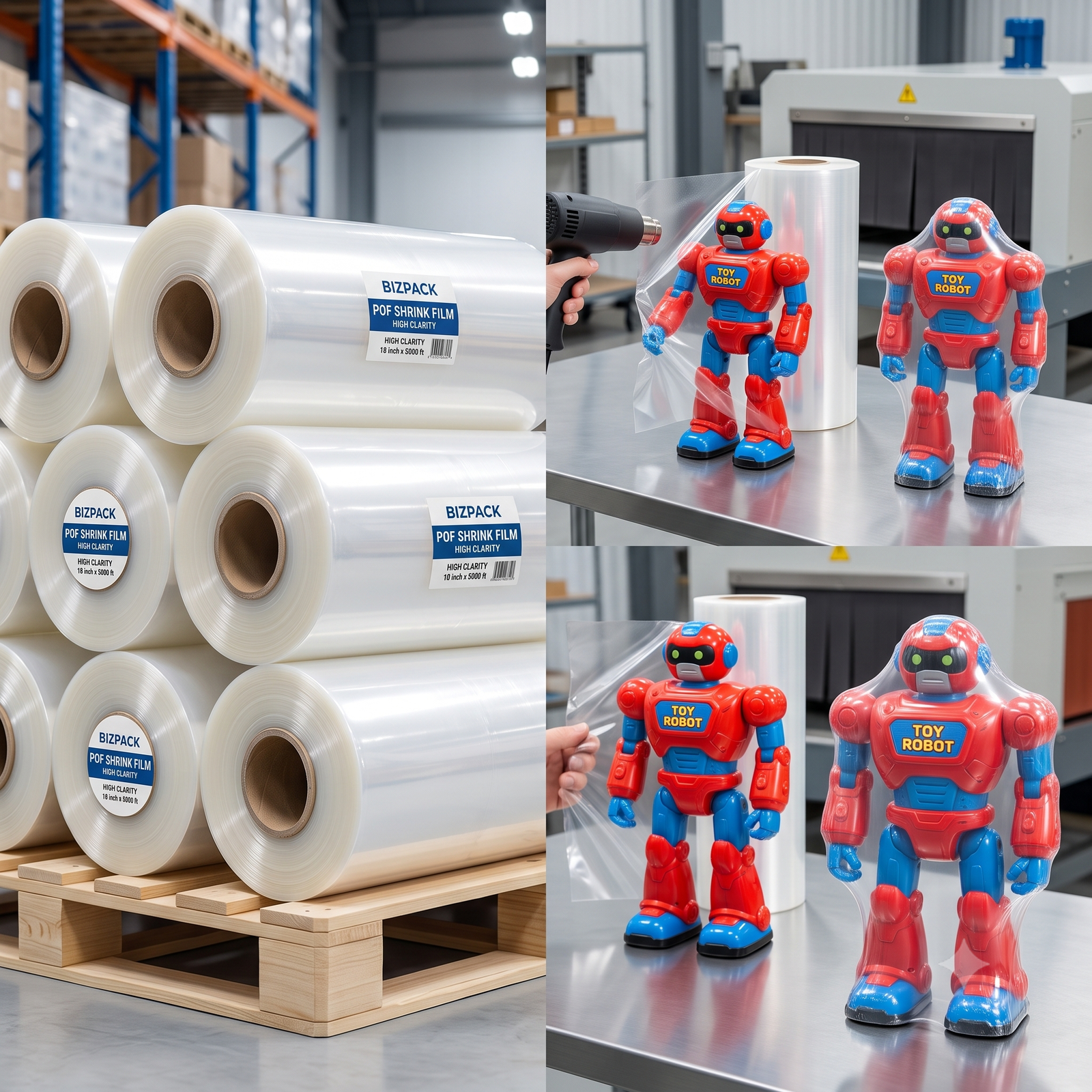 Shrink Film Roll Packaging